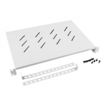 Lanberg 19" fixed shelf 1U/483x300mm max load capacity up to 25kg, grey | Lanberg