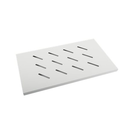 Lanberg 19" fixed shelf 1U/486x270mm max load capacity up to 120kg, grey | Lanberg