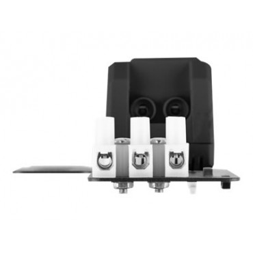 Lanberg Closed-loop thermostat 10A for rack cabinets with 19" ear and terminal block, black | Lanberg