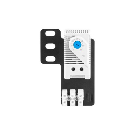Lanberg Closed-loop thermostat 10A for rack cabinets with 19" ear and terminal block, gray | Lanberg