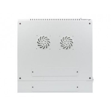 Lanberg Rack cabinet 19" double-section wall-mount 12U/600x600 (flat pack), grey | Lanberg