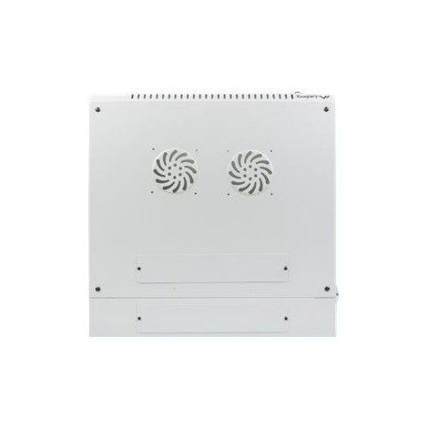 Lanberg Rack cabinet 19" double-section wall-mount 12U/600x600 (flat pack), grey | Lanberg