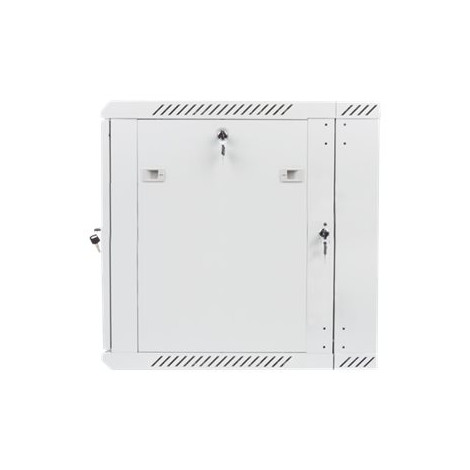 Lanberg Rack cabinet 19" double-section wall-mount 12U/600x600 (flat pack), grey | Lanberg