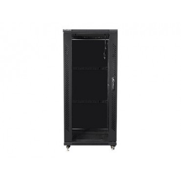 Lanberg Rack cabinet 19" free-standing 27U/600x800 (flat pack), black | Lanberg