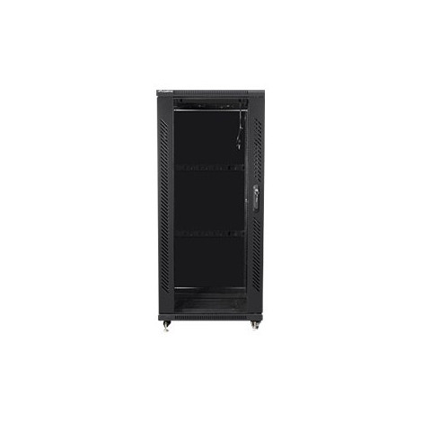 Lanberg Rack cabinet 19" free-standing 27U/600x800 (flat pack), black | Lanberg