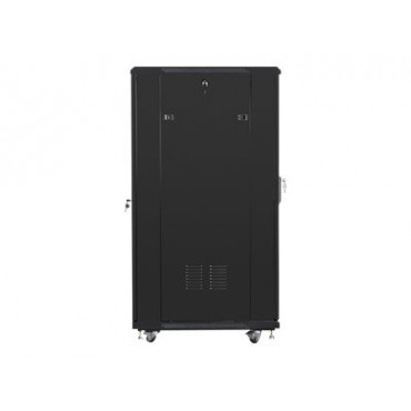 Lanberg Rack cabinet 19" free-standing 27U/600x800 (flat pack), black | Lanberg