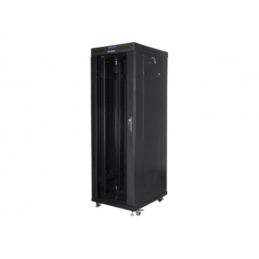 Lanberg Rack cabinet 19" free-standing 37U/800x1000 (flat pack) with glass door ICD V2, black | Lanberg