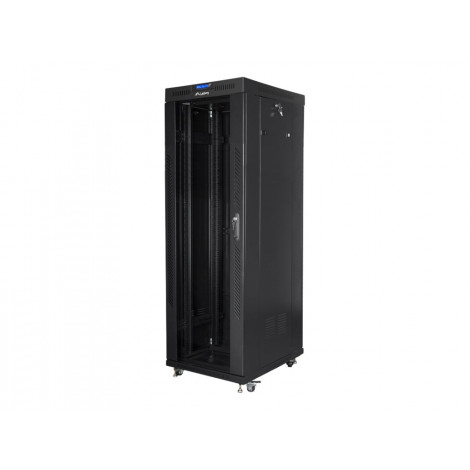 Lanberg Rack cabinet 19" free-standing 37U/800x1000 (flat pack) with glass door ICD V2, black | Lanberg