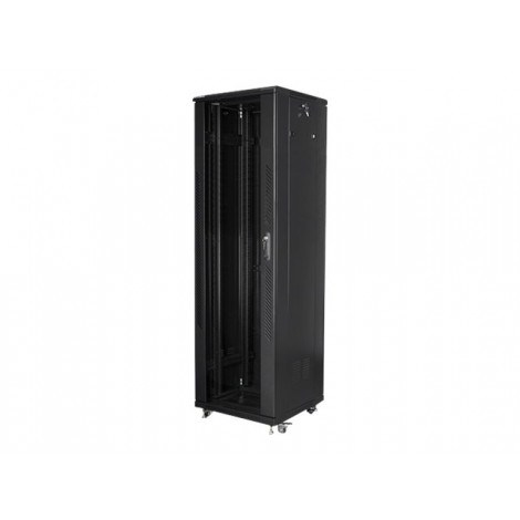 Lanberg Rack cabinet 19" free-standing 42U/600x600 (flat pack), black | Lanberg