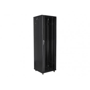 Lanberg Rack cabinet 19" free-standing 42U/600x600 (flat pack), black | Lanberg