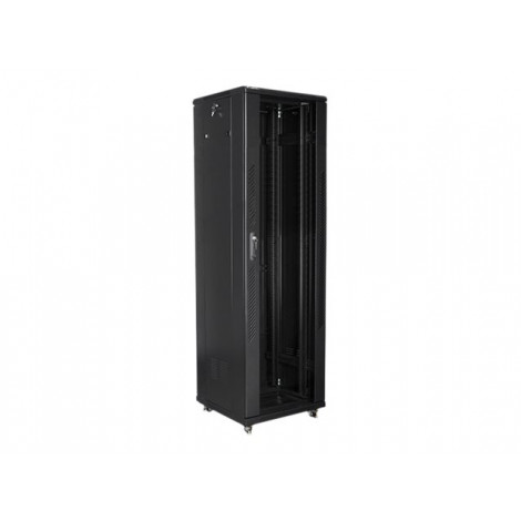 Lanberg Rack cabinet 19" free-standing 42U/600x600 (flat pack), black | Lanberg
