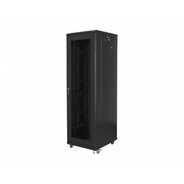 Lanberg Rack cabinet 19" free-standing 42U/600x800 (flat pack) with mesh door, black | Lanberg