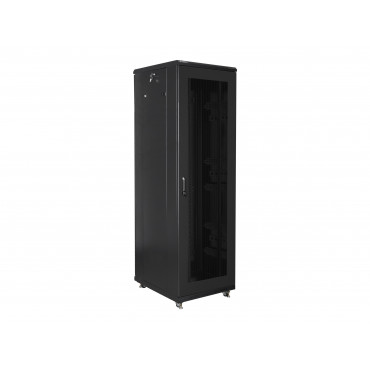 Lanberg Rack cabinet 19" free-standing 42U/600x800 (flat pack) with mesh door, black | Lanberg