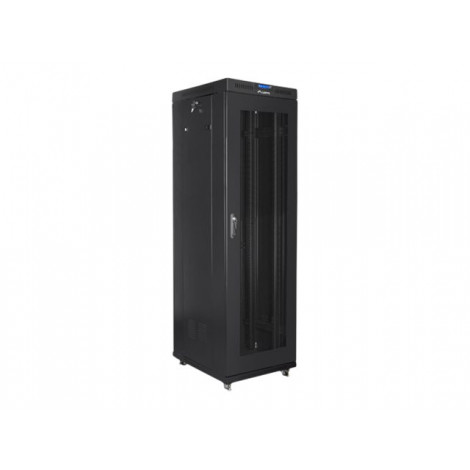 Lanberg Rack cabinet 19" free-standing 42U/600x800 (flat pack) with mesh door lCD V2, black | Lanberg