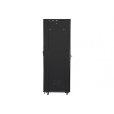Lanberg Rack cabinet 19" free-standing 42U/600x800 (flat pack) with mesh door lCD V2, black | Lanberg