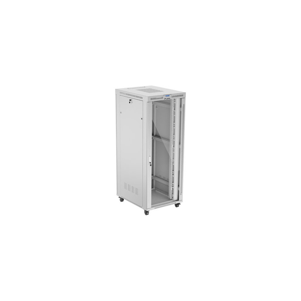 Lanberg Rack cabinet 19" free-standing 42U/800x1000 (flat pack) with glass door lCD V2, grey | Lanberg