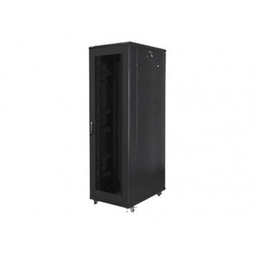Lanberg Rack cabinet 19" free-standing 42U/800x1000 (flat pack) with mesh door, black | Lanberg