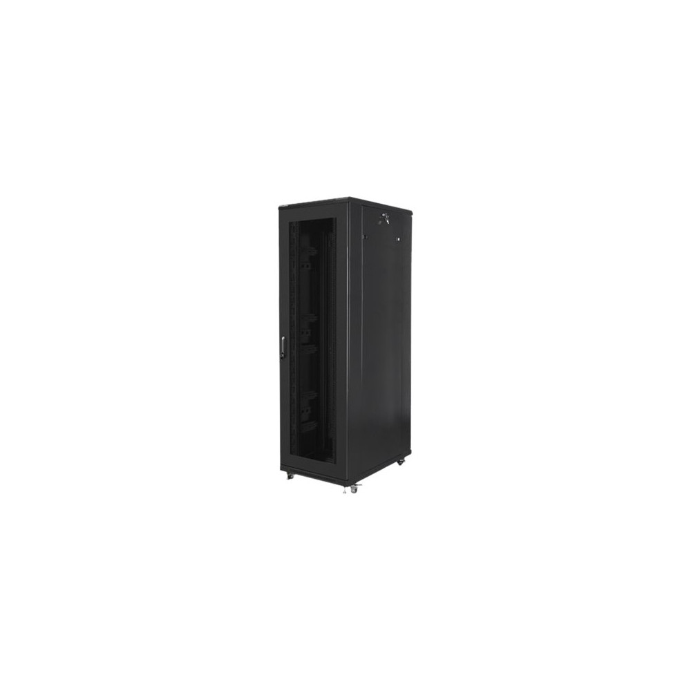 Lanberg Rack cabinet 19" free-standing 42U/800x1000 (flat pack) with mesh door, black | Lanberg