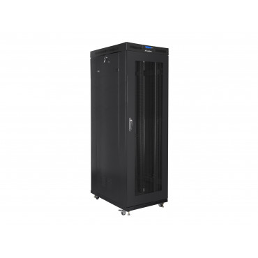 Lanberg Rack cabinet 19" free-standing 42U/800x1000 (flat pack) with mesh door lCD V2, black | Lanberg