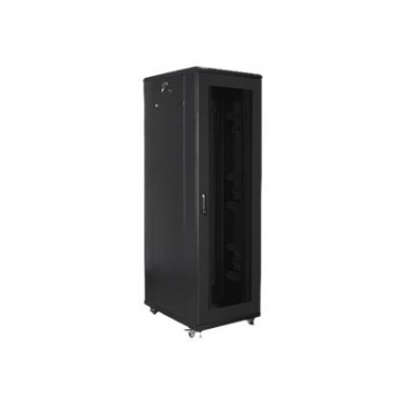 Lanberg Rack cabinet 19" free-standing 42U/800x800 (flat pack) with mesh door, black | Lanberg