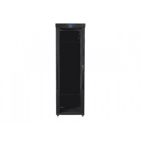Lanberg Rack cabinet 19" free-standing 47U/800x1000 (flat pack) with glass door lCD V2, black | Lanberg