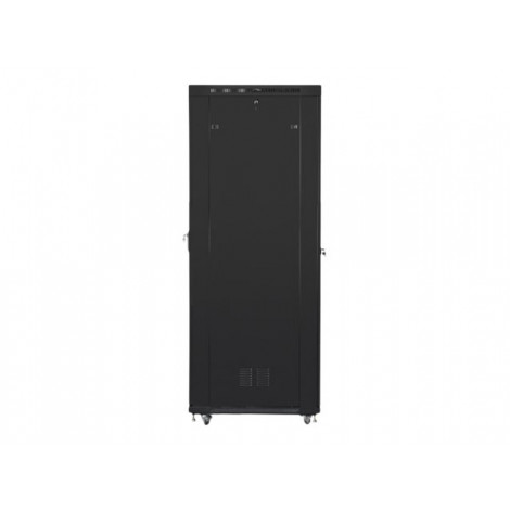 Lanberg Rack cabinet 19" free-standing 47U/800x1000 (flat pack) with glass door lCD V2, black | Lanberg