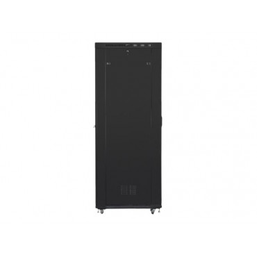 Lanberg Rack cabinet 19" free-standing 47U/800x1000 (flat pack) with glass door lCD V2, black | Lanberg