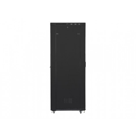 Lanberg Rack cabinet 19" free-standing 47U/800x1000 (flat pack) with glass door lCD V2, black | Lanberg