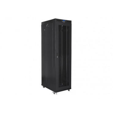 Lanberg Rack cabinet 19" free-standing 47U/800x1000 (flat pack) with mesh door lCD V2, black | Lanberg