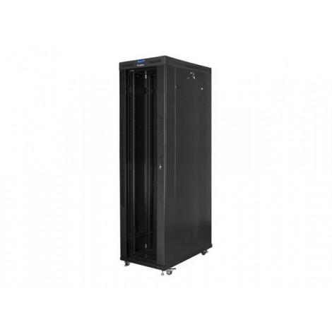 Lanberg Rack cabinet 19" free-standing 47U/800x1200 (flat pack) with glass door lCD V2, black | Lanberg