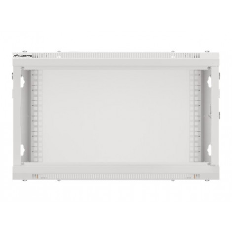 Lanberg Rack cabinet 19" wall-mount 12U/600x450 for self-assembly with metal door (flat pack), grey | Lanberg