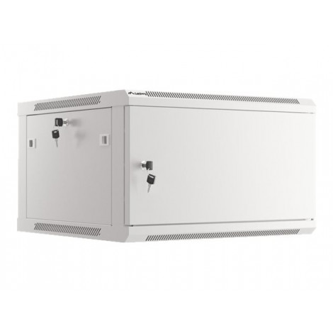 Lanberg Rack cabinet 19" wall-mount 12U/600x450 for self-assembly with metal door (flat pack), grey | Lanberg