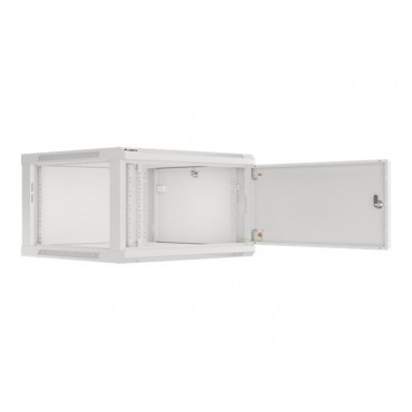 Lanberg Rack cabinet 19" wall-mount 12U/600x450 for self-assembly with metal door (flat pack), grey | Lanberg