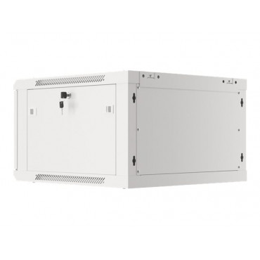 Lanberg Rack cabinet 19" wall-mount 12U/600x450 for self-assembly with metal door (flat pack), grey | Lanberg