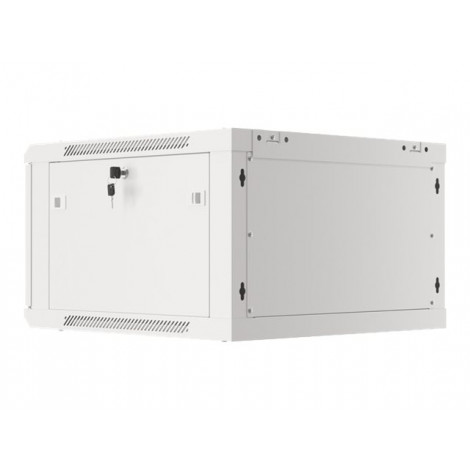 Lanberg Rack cabinet 19" wall-mount 12U/600x450 for self-assembly with metal door (flat pack), grey | Lanberg