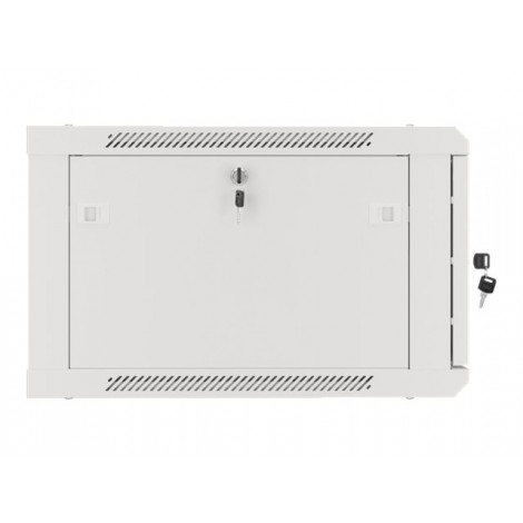 Lanberg Rack cabinet 19" wall-mount 12U/600x450 for self-assembly with metal door (flat pack), grey | Lanberg