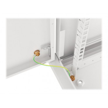 Lanberg Rack cabinet 19" wall-mount 12U/600x450 for self-assembly with metal door (flat pack), grey | Lanberg