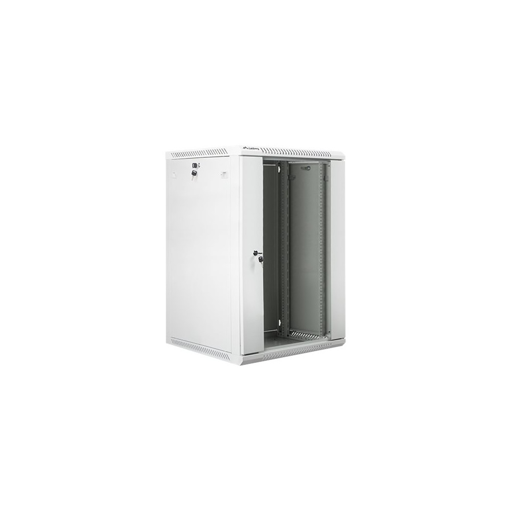 Lanberg Rack cabinet 19" wall-mount 18U/600x600 (flat pack) V2, grey | Lanberg