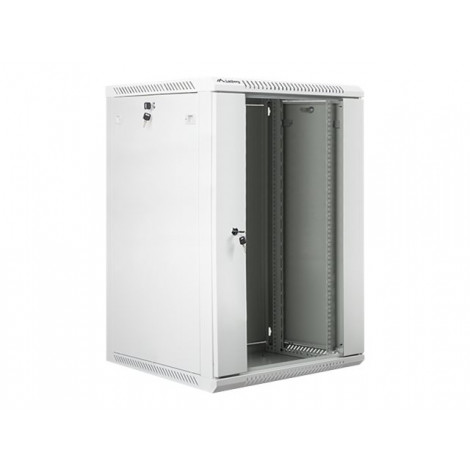 Lanberg Rack cabinet 19" wall-mount 18U/600x600 (flat pack) V2, grey | Lanberg