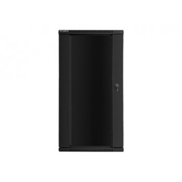 Lanberg Rack cabinet 19" wall-mount 27U/600x600 (flat pack) V2, black | Lanberg