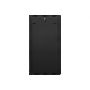 Lanberg Rack cabinet 19" wall-mount 27U/600x600 (flat pack) V2, black | Lanberg