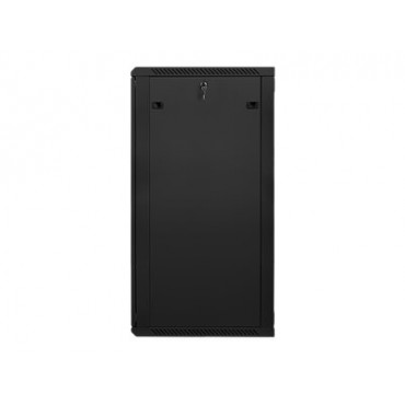 Lanberg Rack cabinet 19" wall-mount 27U/600x600 (flat pack) V2, black | Lanberg