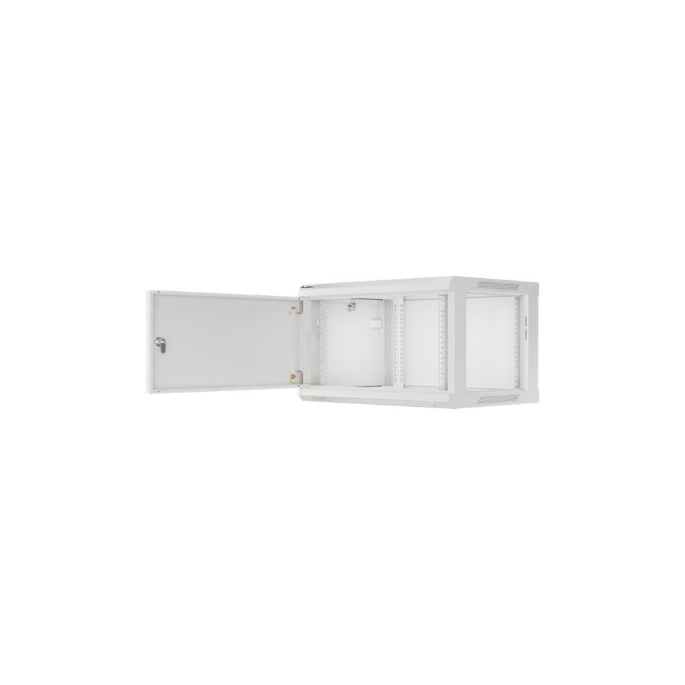 Lanberg Rack cabinet 19" wall-mount 6U/600x450 for self-assembly with metal door (flat pack), grey | Lanberg