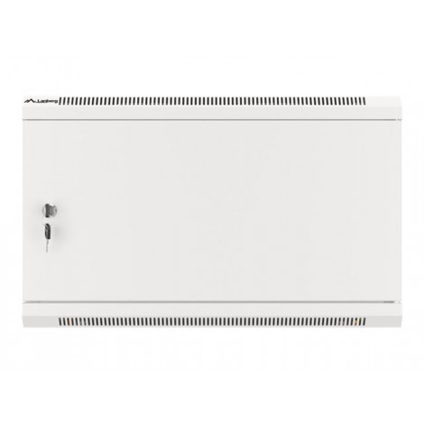 Lanberg Rack cabinet 19" wall-mount 6U/600x450 for self-assembly with metal door (flat pack), grey | Lanberg