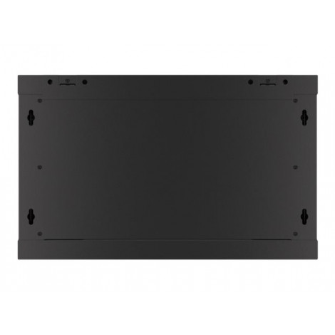Lanberg Rack cabinet 19" wall-mount 6U/600x600 for self-assembly with metal door (flat pack), black | Lanberg