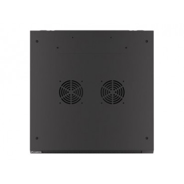 Lanberg Rack cabinet 19" wall-mount 6U/600x600 for self-assembly with metal door (flat pack), black | Lanberg