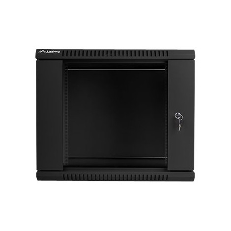 Lanberg Rack cabinet 19" wall-mount 9U/600x450 (flat pack) V2, black | Lanberg