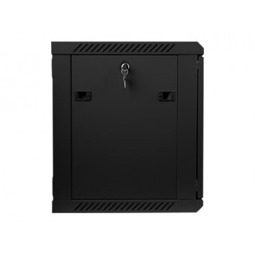Lanberg Rack cabinet 19" wall-mount 9U/600x450 (flat pack) V2, black | Lanberg