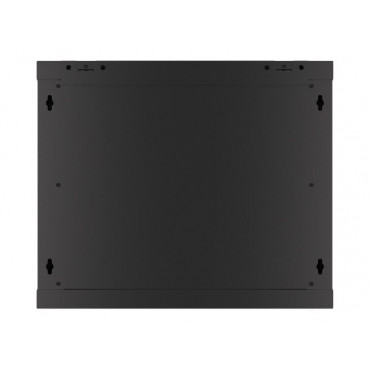 Lanberg Rack cabinet 19" wall-mount 9U/600x450 for self-assembly with metal door (flat pack), black | Lanberg