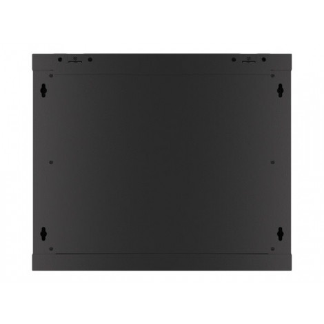 Lanberg Rack cabinet 19" wall-mount 9U/600x450 for self-assembly with metal door (flat pack), black | Lanberg